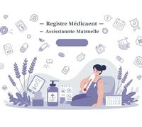 Registre Médicament Assistante Maternelle: Suivi des traitements et autorisations parentales