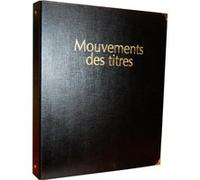 Registre - Mouvements de Titres Noir G