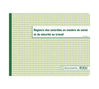 Registre piqûre contrôle de sécurité Exacompta 6616
