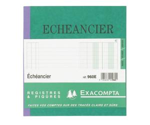 Registre piqûre échéancier 2 colonnes Exacompta 960