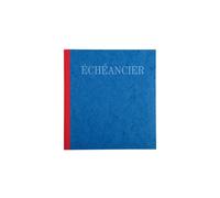 Exacompta - Réf. 960E - 1 Piqûre ECHÉANCIER - format vertical 210 x 190 mm - 80 pages - 12 onglets - couverture en carte lustrée certifiée FSC - 4 coloris aléatoires, bleu, jaune, rouge, vert
