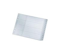 Registre plastique a4 jan-déc pp 12 feuilles gris avec page de couverture leitz 1288-00-85