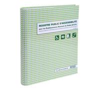Registre public d accessibilité pour les ERP (Classeur + Feuillets + 10 pochettes)