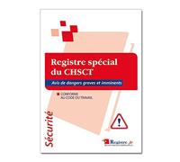 Registre spécial du CHSCT - P007