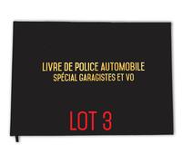 Registre Spécial Garagistes Garages Et Vo - Livre De Police Automobile - 100 Pages - Qualité Premium (X 3)
