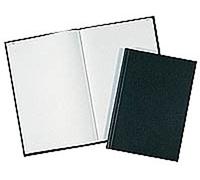 Registre toile, folioté, format 21 x 29,7 cm, 300 pages, quadrillé 5 x 5. Coloris assortis