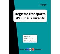 Registre transports d’animaux vivants