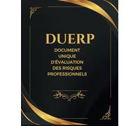 Registre Unique de l'Évaluation des Risques Professionnels - DUERP: Document pré-rempli - Obligatoire dès le 1er salarié - spécial entreprise, Format A4 - 70 pages - Édition 2024
