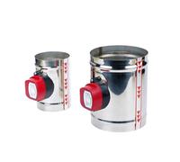 registre ventilation motorisé clapet Électrovanne motorisée for amortisseur en acier inoxydable 201, 220 V/12 V/24 V, 4/5/6/8 pouces, 63/76/80/100/125/150/200/250 mm(OD 80mm,DC12V)