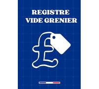 Registre vide grenier : Cahier d’Enregistrement des Vendeurs Participants