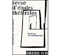 Registres 11/12. theatres du contemporain Tome 11 -12 - Catherine Naugrette - Presses De La Sorbonne Nouvelle - broché - Revue