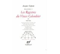 Registres, III, IV et V : Les Registres du Vieux Colombier (Tome 3-1919-1924)