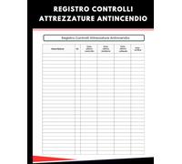 Registro di Controllo delle Attrezzature Antincendio; Verifiche e Manutenzione estintori, Idranti, dispositivi e Impianti Antincendio per Prevenzione e sicurezza sul lavoro