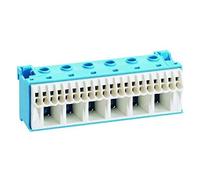 Bornier neutre sans vis 20x4mm2 + 6x25mm2 HAGER KN26N