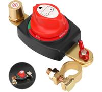 Réglable 180° Isolateur Interrupteur de Batterie Pôle Positif,Coupe-Circuit Batterie 12-48V Universel,Coupe circuit Voiture ON-OFF, Interrupteur de Déconnexion pour Voiture, Moto, Bateau, Yacht, Bus