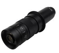 Réglable 180X 120X 300X 200X 130X Zoom C-Mount Lens 0.7X ~ 4.5X Grossissement 25mm for HDMI USB Industry Video Microscope Camera(WD 90X)
