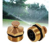 Réglable Atomiseur Buse en Laiton, Pulvérisateur Agricole Jet pour Système d'irrigation Jardin 1/2" 5Pcs Drippers