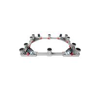 Réglable Base Réfrigérateur Antichoc Machine Laver Chargement Support Révention Réduction Du Bruit avec 4 Roues & 6/10 Pieds Machine à Laver Stent pour Sèche-linge Lave-Linge Meubles