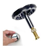 Réglable Bouchon de Baignoire Élégant, Bouchon Baignoire 43mm, Bouchon Baignoire Réglable Vidange, Bouchon d'évacuation Chromé en Laiton, Bouchon De Baignoire Universel 43 mm Lavabo Cuisine Douche (A)