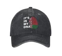 Réglable Casquette Baseball, Drapeau De La République du Bélarus. C'est dans Mon Adn. Chapeau De Golf Anti UV Casquette De Baseball pour Golf Adulte Femme