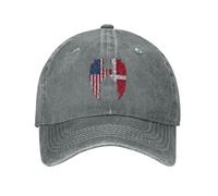 Réglable Casquette Trucker, Drapeau Américain Aile Drapeau du Danemark Chapeau De Golf Respirant Casquette Baseball pour Voyages Camping Randonnée