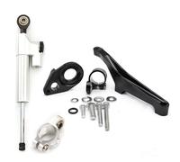 Réglable d'amortisseur de direction Support D'amortisseur De Direction Pour Suzuki Pour SV650 2016-2022 (pas SV650S SV650X SV650N) Ensemble Complet D'amortisseurs De Moto(Silver)