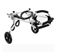 Réglable Fauteuil Roulant pour Chien/Animaux Handicapés, Paralysé des Pattes Arrières, Chariot pour Chien Chat Lapin, Paralysé des Pattes Arrières/Colonne Vertébrale Blessée, 0~2.5 KG