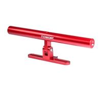 Réglable Guidon Moto Support De Montage Universel Renforcé pour Moto/Scooter/Moto Sport/Cycle, pour Téléphone/GPS/projecteur/phares(Red)