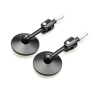 Réglable Mirror Rétroviseur De Guidon De Moto en Aluminium pour Kawasaki pour Z300, Pivotant Et Rabattable, Grand Champ De Vision.