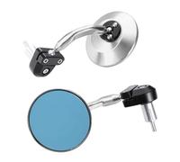 Réglable Mirror Rétroviseur Latéral Moto pour Rebel 300 Rebel 500 CMX, 7/8'', 22 Mm, Rond, avec Réflecteur D'extrémité De Guidon(Argent 1)