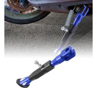 Réglable Moto Béquille Côté Support Support Ensemble Bleu Noir