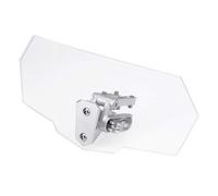 Réglable Pare-Brise de Moto, Déflecteur de Vent Transparent Universel Réglable pour Moto sur Déflecteur de Vent Pare-Brise Ajustables Anti-Rayures de Spoiler d'Extension de Pare-Brise-Transparent