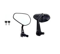 Réglable Rétroviseurs D'embout De Guidon pour Moto pour Yamaha FZ1, FZS1000 Et S1000, Verre Transparent Rétroviseurs Latéraux de Moto(Ensemble 3)