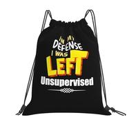 Réglable Sac de Natation pour ma défense, J'Ai été laissé sans Surveillance Sac de Plage Sac à Dos léger 36x42cm pour Yoga,Natation,Voyages légers