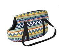Réglable Sac pour Chien,Sac Transport Chat Pet Soft Petit Chiens Porte-Carrier Bagu Sac à Dos Chiot Pet Chat Bandoulière Sacs de Voyage en Plein air Seaux for Chihuahua Products(Blue,40 x 18 x 20 CM)
