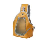 Réglable Sac pour Chien,Sac Transport Chat Porte-Sling Animaux Puce Sac Respirant Chat Animaux domestiques Coffre Sac à Dos en Plein air Walking pimpy Chien épaule élingues for Petit(Orange Brown,S)