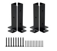 Réglable Selon la Base - Ancrage au Sol Haute Performance, Classe de Support de Pont | Stabilisateur de Poteau en Bois sans Effort pour des installations durables et des Accessoires de renforcement