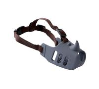 Réglable Silicone Museliere pour Chiens, Empêcher de Mordre, de Mâcher, de Manger sans Distinction et d'aboyer, Muselière Baskerville Convient aux Chiens de Petite et Moyenne Taille (Gris)