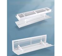 Réglable vent à vent à l'aspirateur réoriente le flux d'air pour empêcher le soufflage direct, améliore l'efficacité et le confort HVAC, Universal Fit Fit for Home Charge Ceinture Registers, Installat