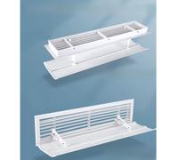 Réglable vent à vent à l'aspirateur réoriente le flux d'air pour empêcher le soufflage direct, améliore l'efficacité et le confort HVAC, Universal Fit Fit for Home Charge Ceinture Registers, Installat