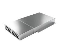 Réglable Ventilateur de Sol à Profil Bas pour Extension | Déflecteur de flux d\'air latéral, construction en alliage d\'aluminium, s\'adapte aux espaces aussi bas que 2 pouces,