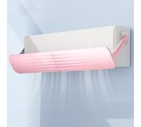 Réglables Déflecteur Climatisation, Mural Déflecteur de Sortie D'air, Aide à la Circulation de L'air de Refroidissement/Chauffage, Déflecteur Rétractable pour la Maison (Color : Pink)