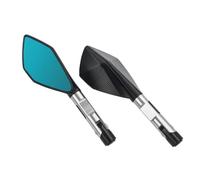 Réglables Rétroviseur Latéral Moto Pour Kawasaki Pour Z900, Pour Z900RS, Pour Z800, Pour Z1000, Avec Vis Et Fixations De Guidon Rétroviseurs de guidon de moto(Argent)