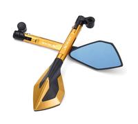 Réglables Rétroviseur Latéral Pour Moto Pour YAMAHA XMAX300 XMAX400 XMAX X-MAX 300 400 2020 - Rétroviseurs Orientables Rétroviseurs de guidon moto(Or)