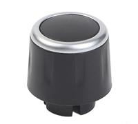 Réglage du volume du lecteur CD central, bouton d'interrupteur, garniture intérieure en ABS, compatible avec BMW Série 1 E81 E82 E87 E88 et Série 3 E90 2005-2012 (comme indiqué)