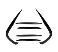 Réglage Garnitures Pare-chocs Avant Phare Antibrouillard Pour Mercedes Pour Benz E-Class W213 S213 Avant Le Restylage 2016-2020 Calandres de voiture(Aspect fibre de carbone)