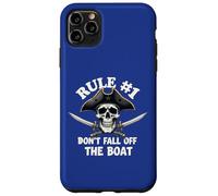 Règle #1 Don't Fall Off The Boat Cruise Pirate Party Coque pour iPhone 11 Pro Max