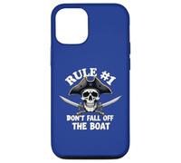 Règle #1 Don't Fall Off The Boat Cruise Pirate Party Coque pour iPhone 12/12 Pro