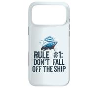 RÈGLE #1 : NE Fall Pas Don't Fall Off The Ship Funny Cruise Vacation Meme Coque pour iPhone 17 Pro Max
