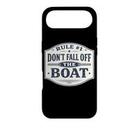 Règle #1 Ne tombez Pas du Bateau Croisière Amusante à la Voile et à la pêche Coque pour iPhone Air